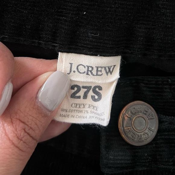 J.CREW Corduroy full-length essential straight pant size 27S - Picture 12 of 12